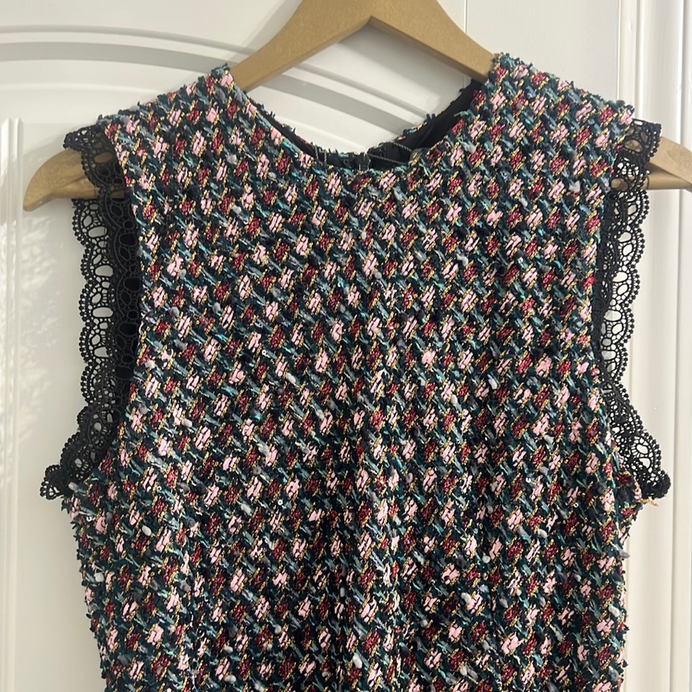 Zac Posen Tweed Sleeveless Dress Size 8